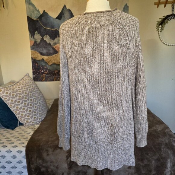 Ellen Tracy Oatmeal Knit Sweater S ✨ Cozy Neutral - Picture 6 of 13